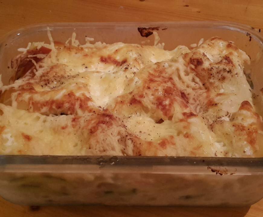 Lasagnes courgettes saumons chevre
