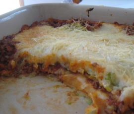 Lasagnes (courgettes & viande)