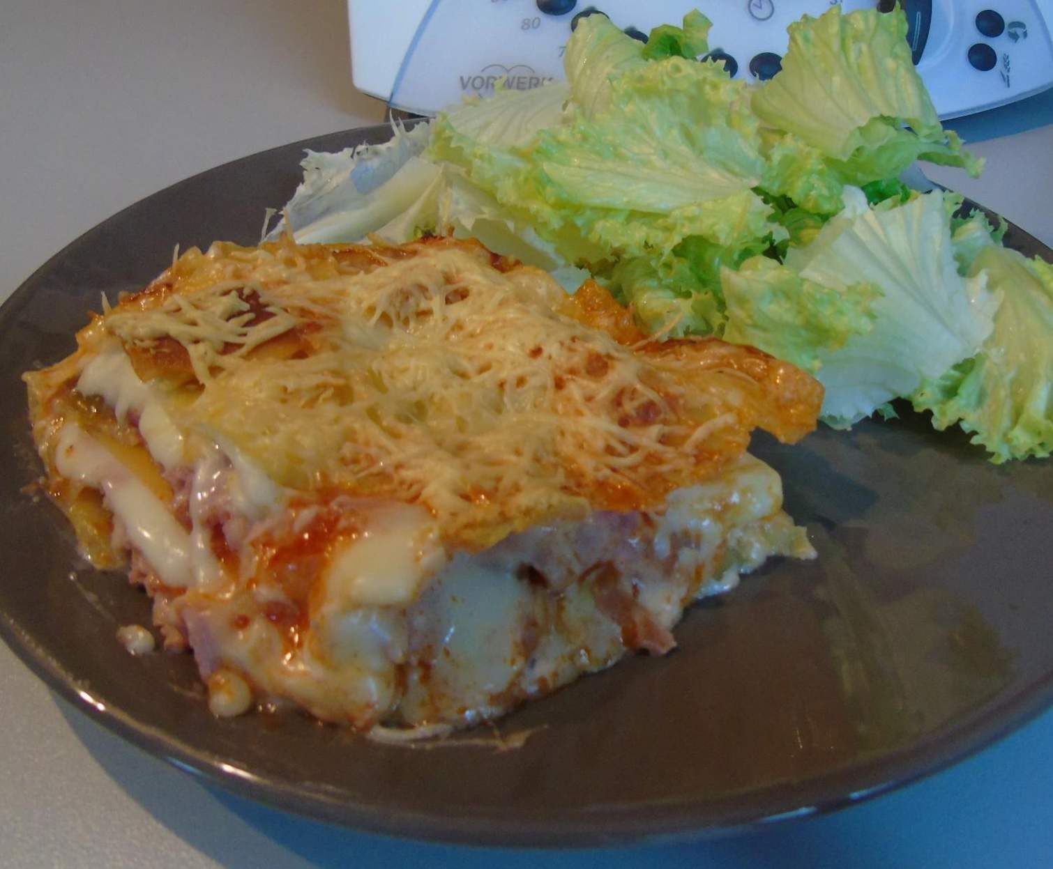 Lasagnes Jambon - Raclette & Piperade
