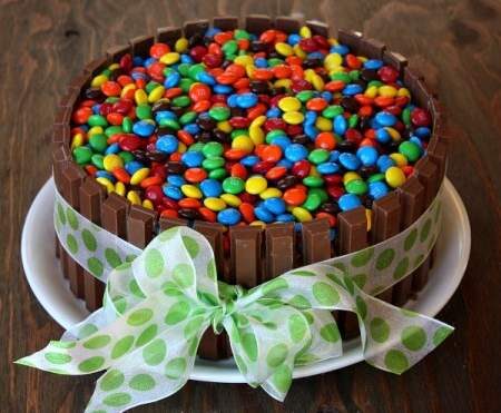 Le Gateau KIT KAT et M&M's