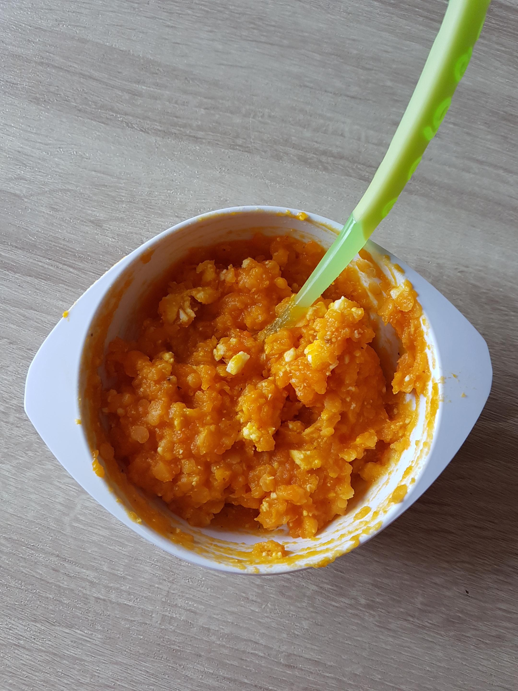 Lentilles corail, carottes, potimarron (pour bébé, dès 15 mois)