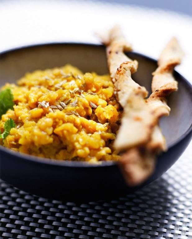 Lentilles corail épicées