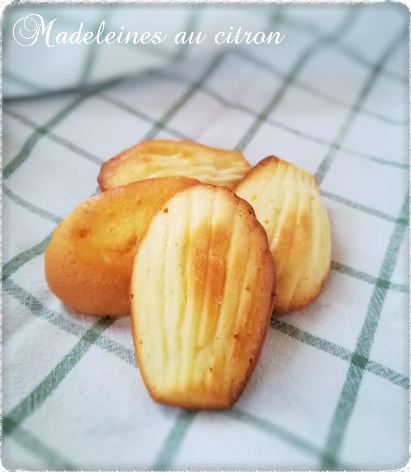 Madeleines au citron