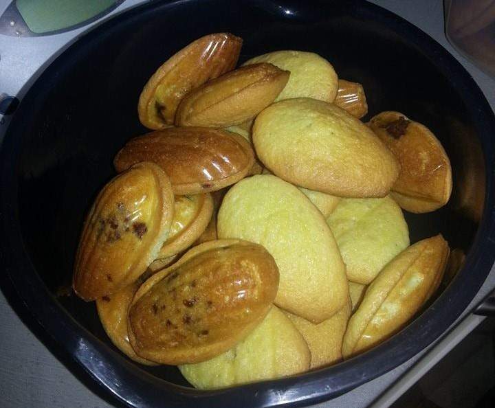 Madeleines au nutella