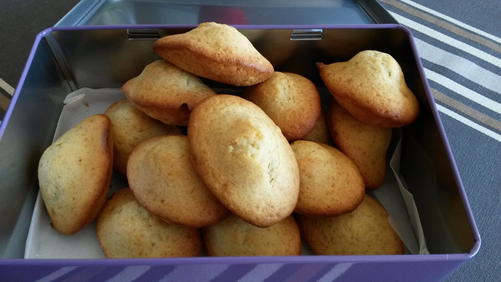 Madeleines sans beurre