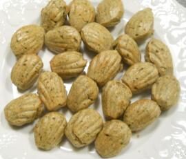 Madeleines sardines et persil