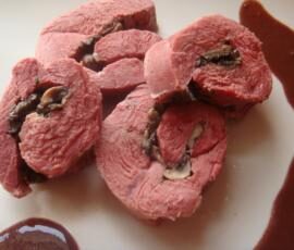 Magret de canard Champignon sauce au vin