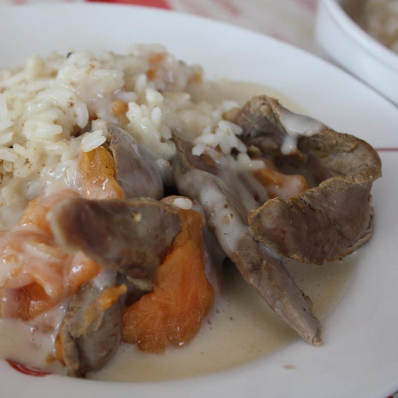 Magrets de canard au melon et son riz