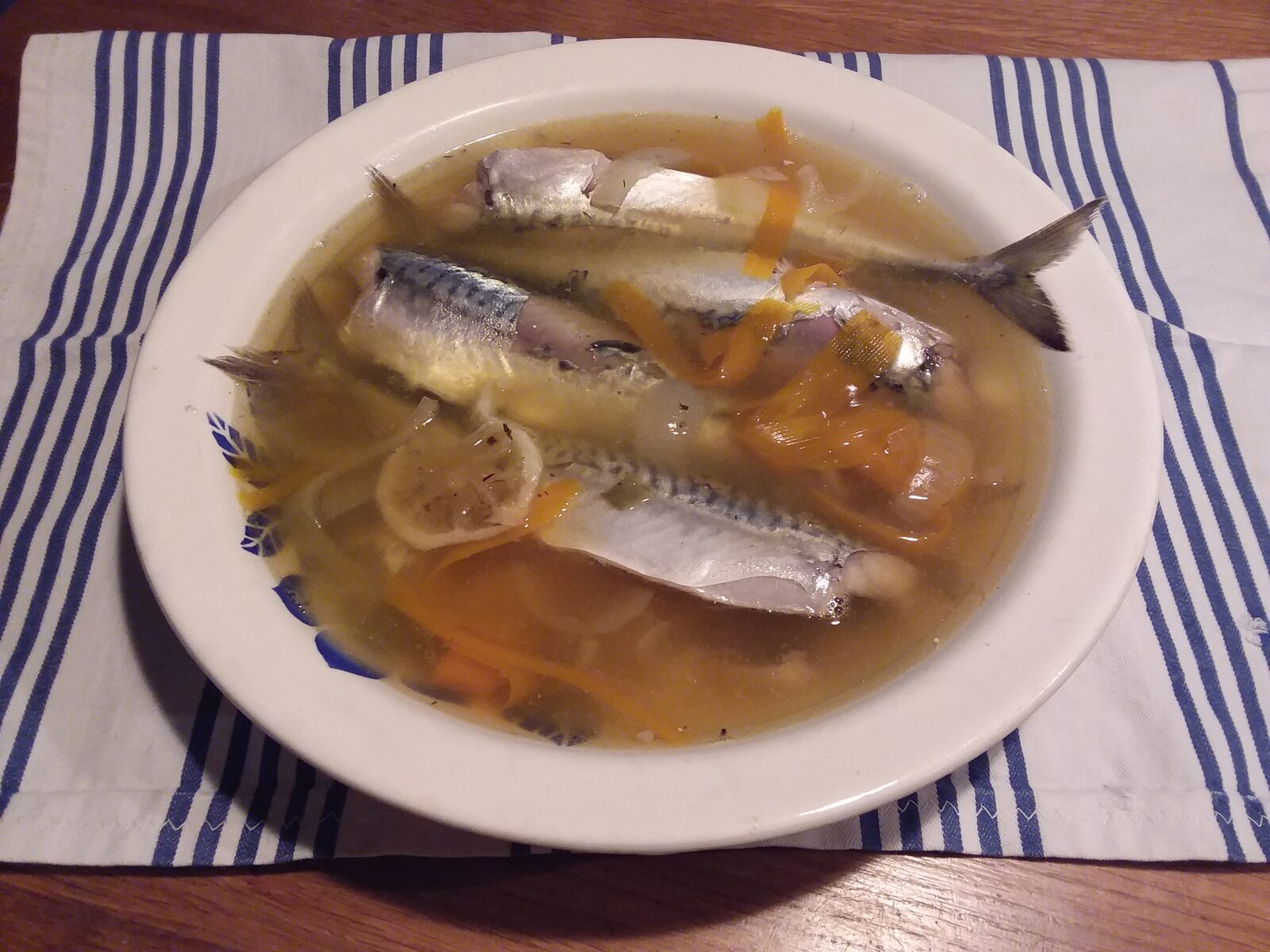 Maquereaux au vin blanc