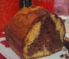 Marbré au chocolat