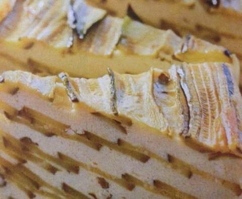 marbré de courgettes au chèvre frais