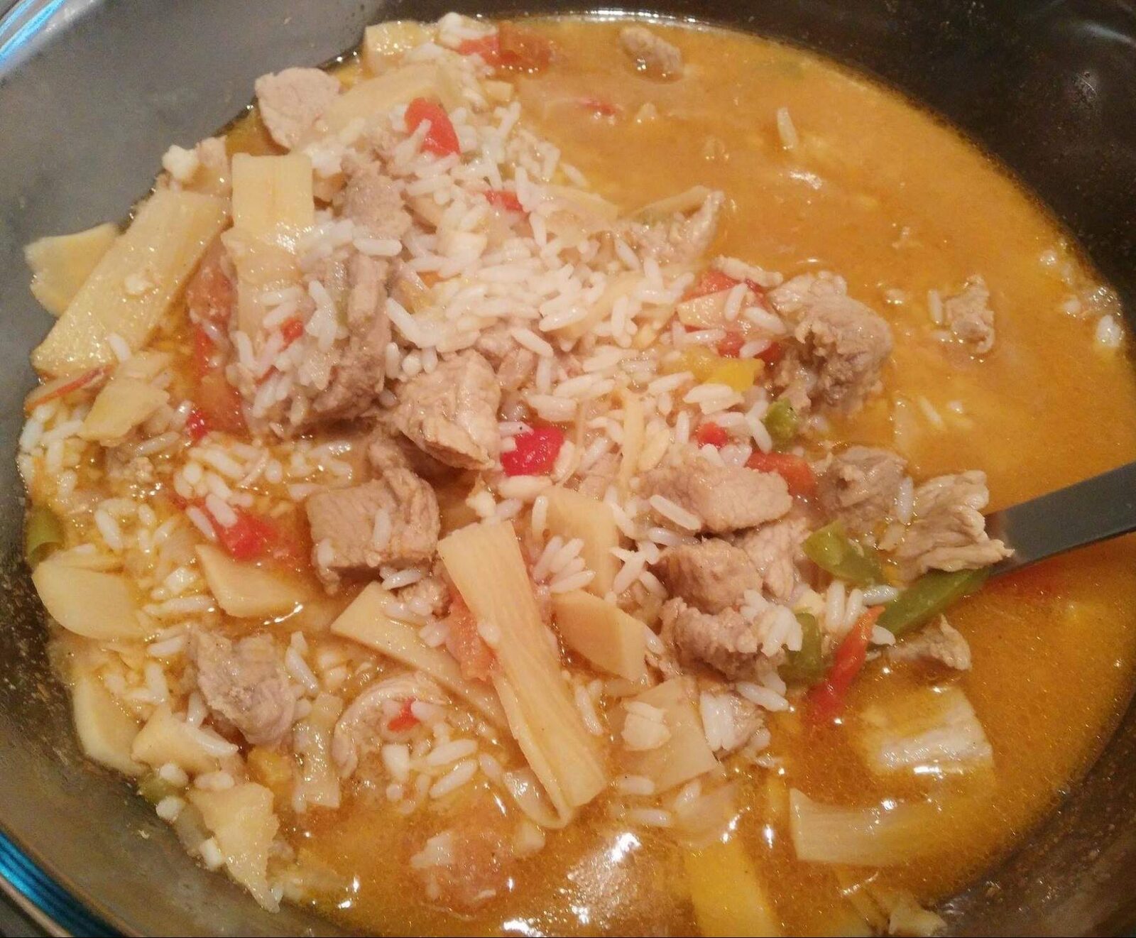 MIJOTE DE PORC AUX POUSSES DE BAMBOU