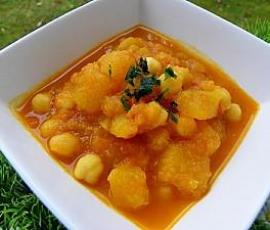 Mijotté de Courge et sa Farandole de Pois-chiches