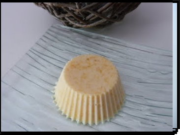 Mini bavarois à la pêche et au fromage blanc