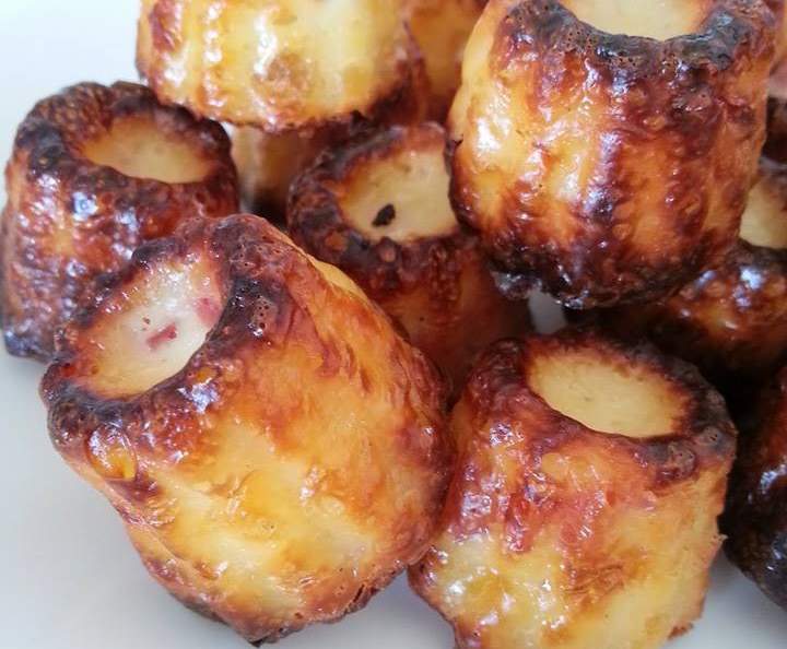 Mini cannelés bacon chèvre