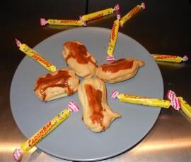 Mini eclair au Carambar