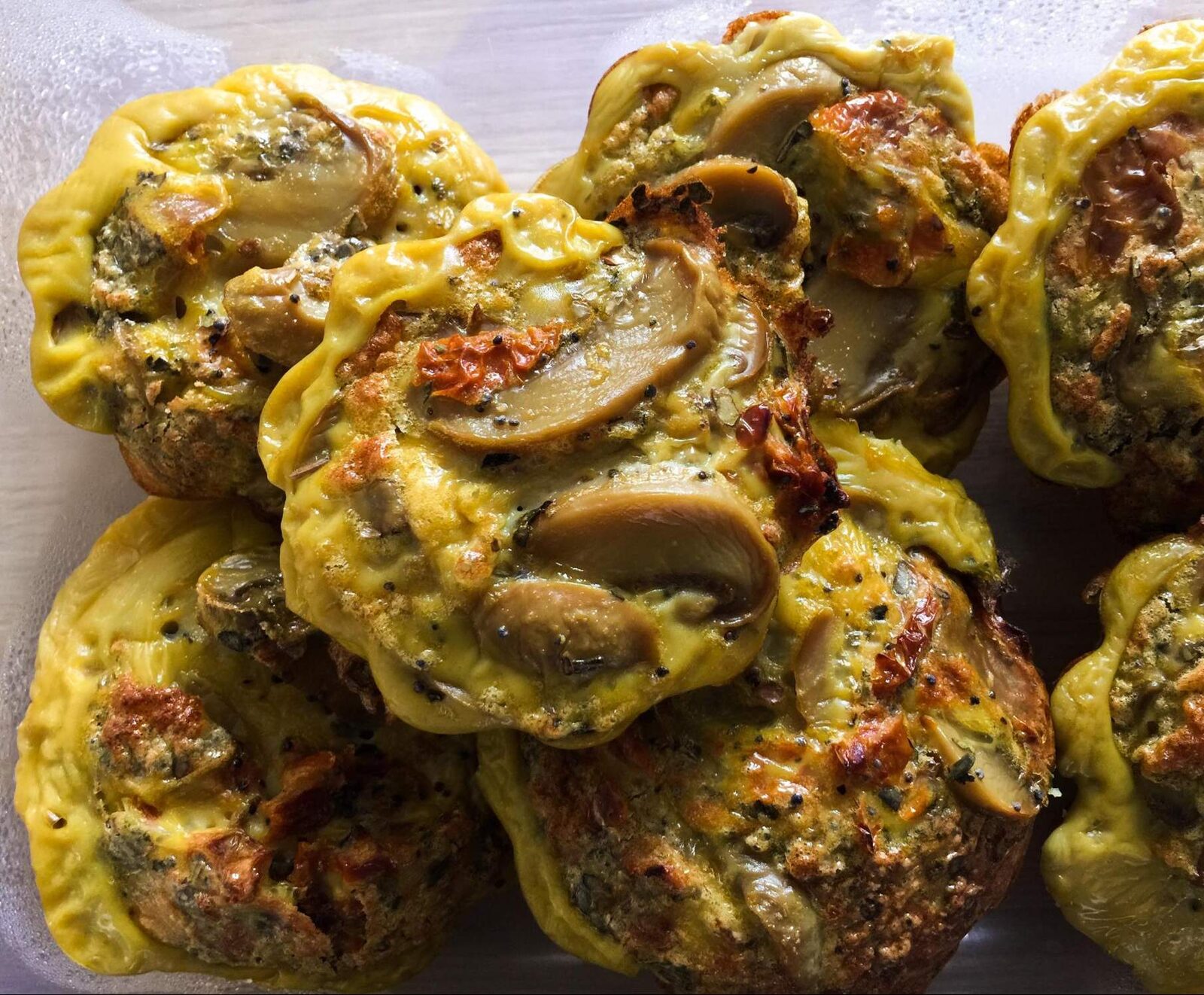 Mini flans aux oeufs et légumes