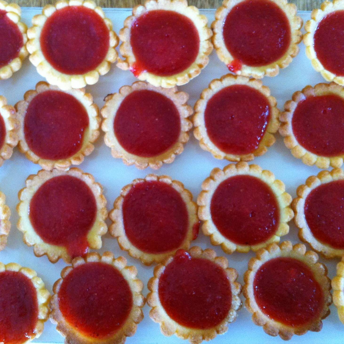 Mini tartelettes aux fraises