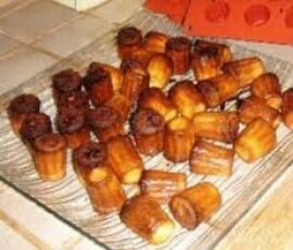 Minis cannelés banane