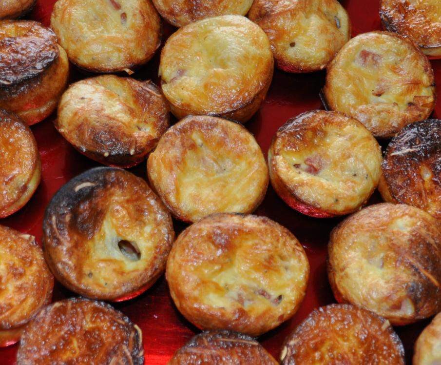 Minis quiches apéritives sans pâte