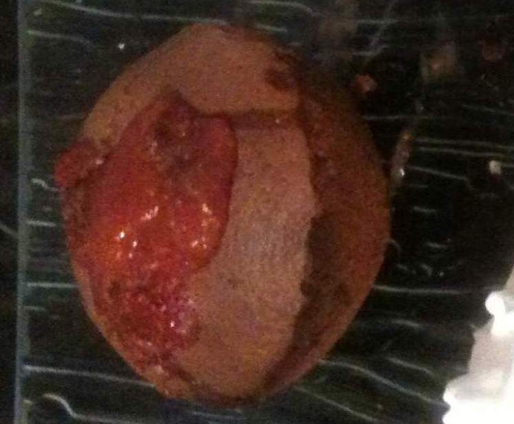 MOELLEUX au CHOCOLAT au COEUR COULANT à la FRAISE