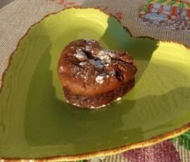 Moelleux au chocolat et crème de marrons sans farine