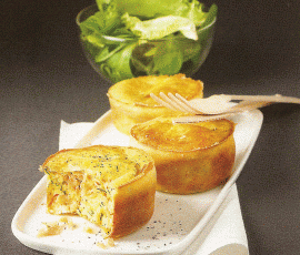 Moelleux au saumon et à l'aneth