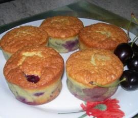 moelleux aux cerises et amandes grillées