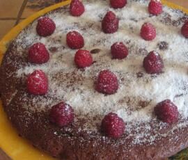 moelleux chocolat framboise