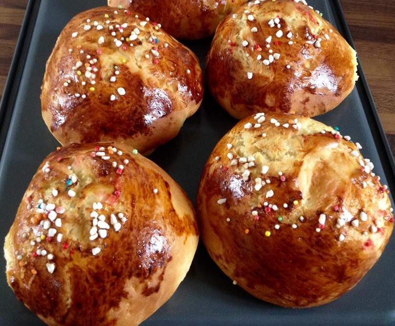 Mounas ou brioches de Pâques de Gisèle