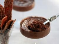 Mousse au chocolat, façon sabayon