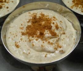 Mousse de chocolat blanc aux Spéculoos