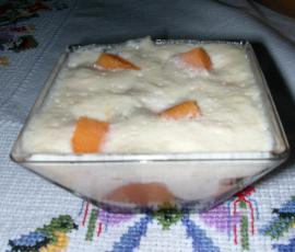 Mousse de fromage blanc au melon