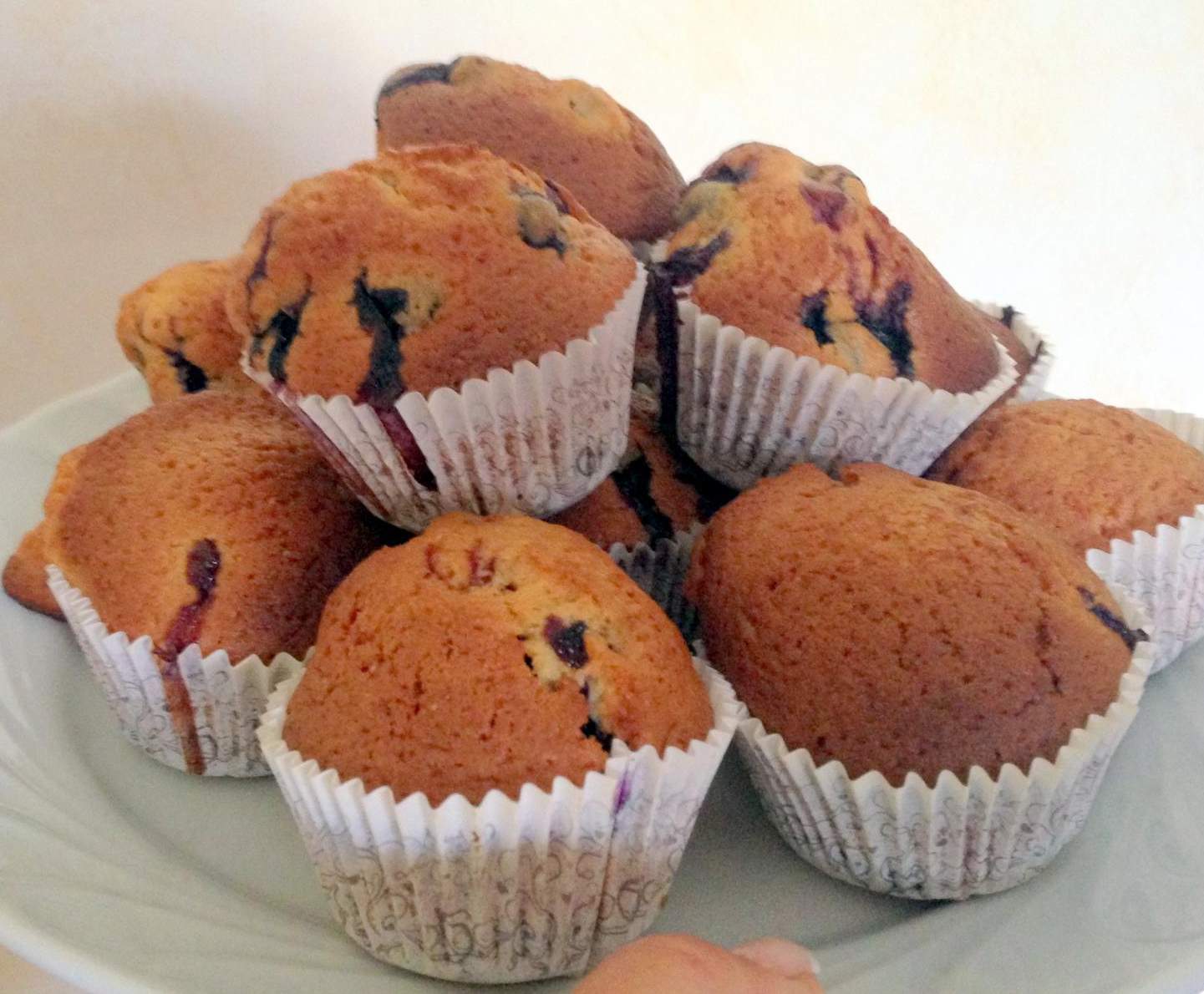 Muffins Américains aux Myrtilles