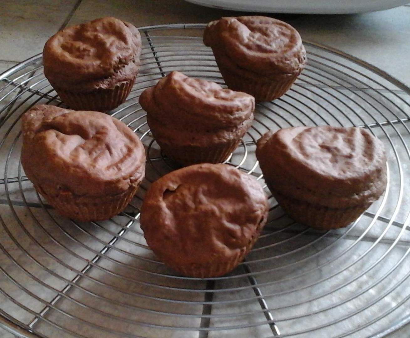 Muffins au chocolat hyper alléger
