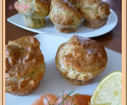 Muffins au saumon fumé