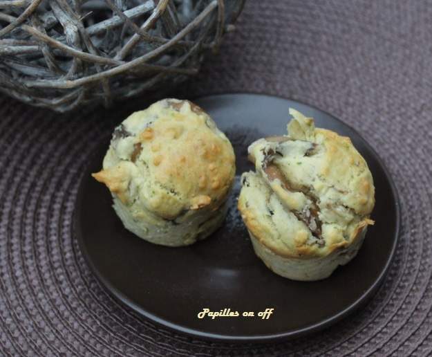 Muffins aux champignons