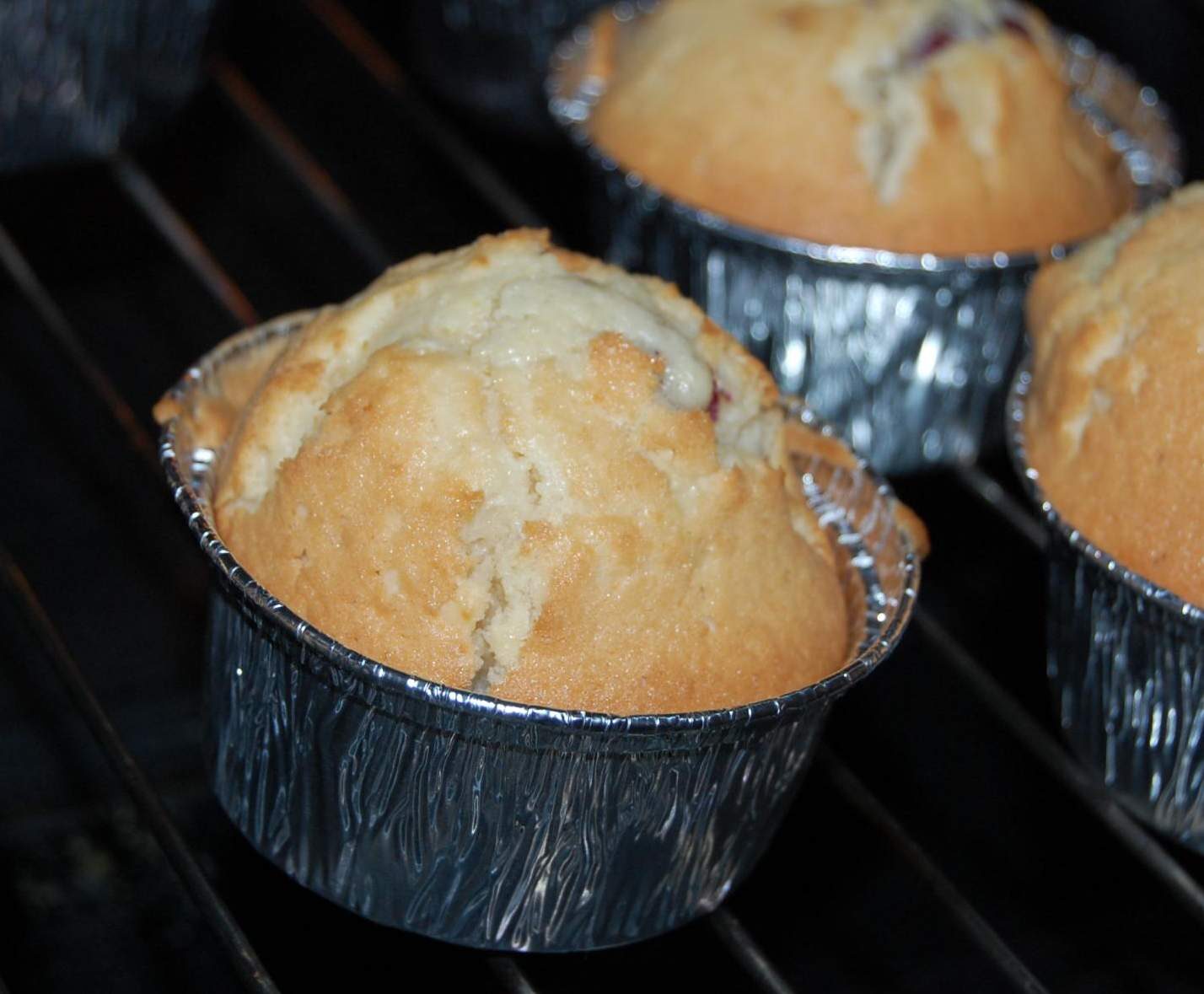 Muffins aux fruits rouges