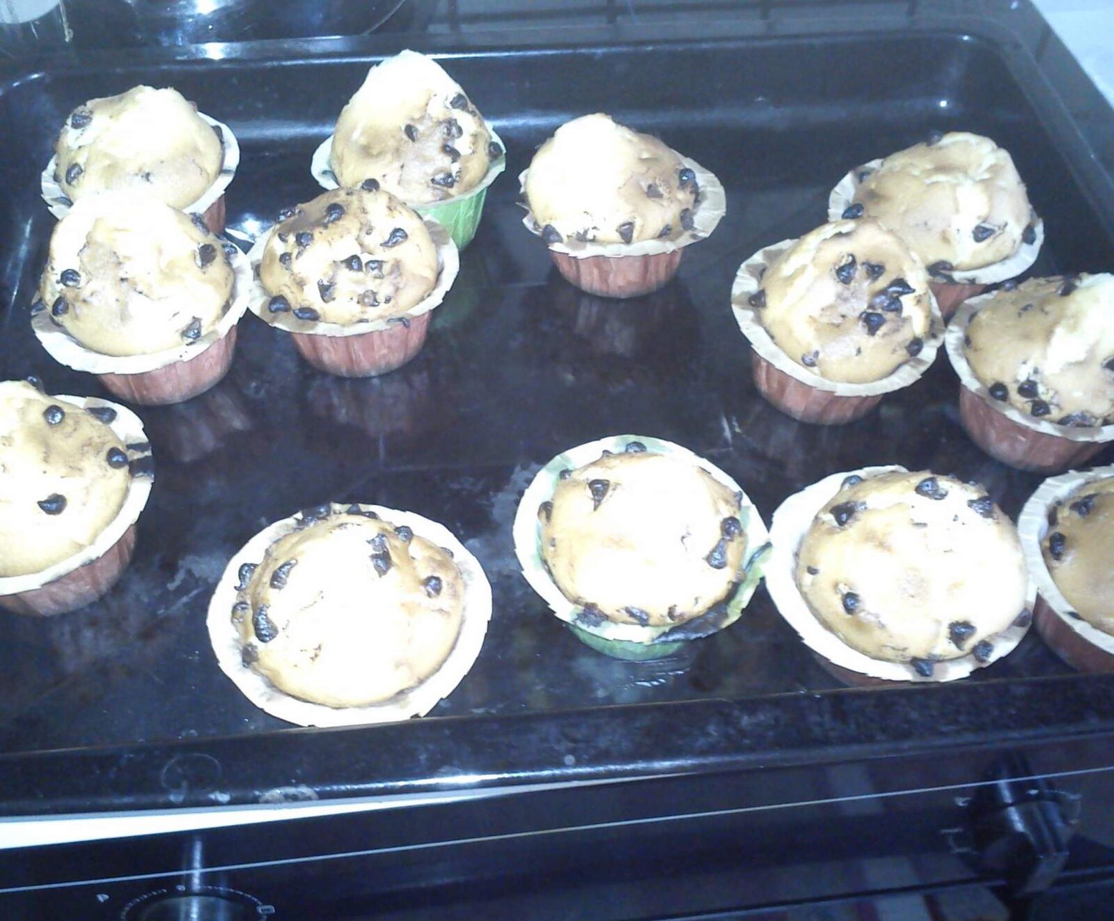 muffins aux pépites de chocolat