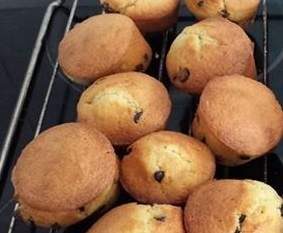 muffins aux pepites de chocolat
