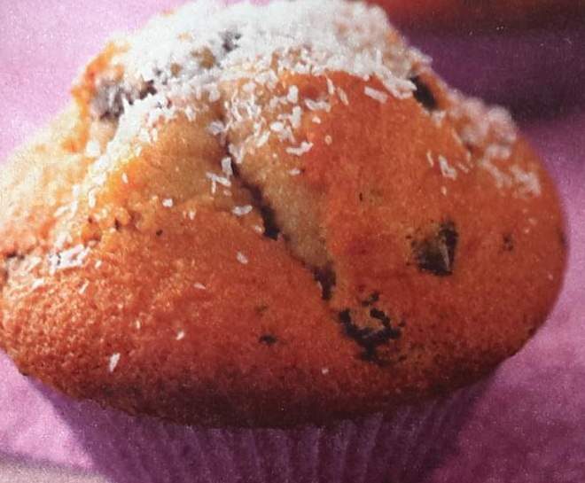 muffins aux pépites de chocolat et à la noix de coco