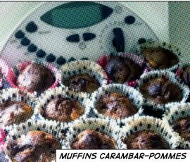 Muffins Carambar-Pommes