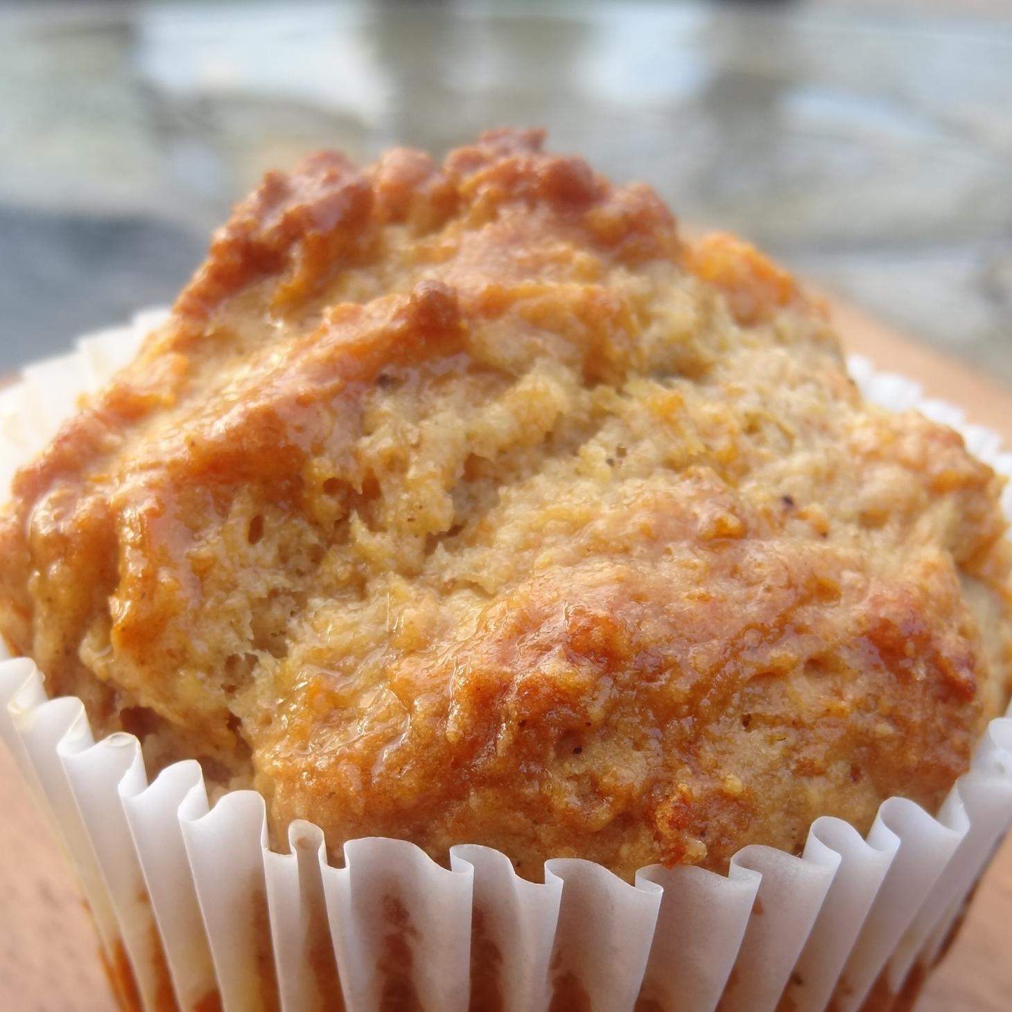 Muffins épicés aux patates douces et au comté
