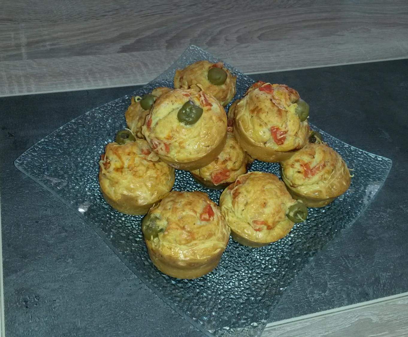 Muffins façon pizza