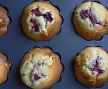 Muffins framboise chocolat blanc (saveurs d'enfance)