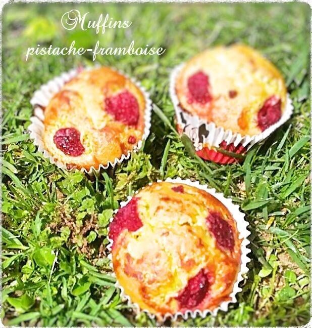 Muffins pistache-framboise