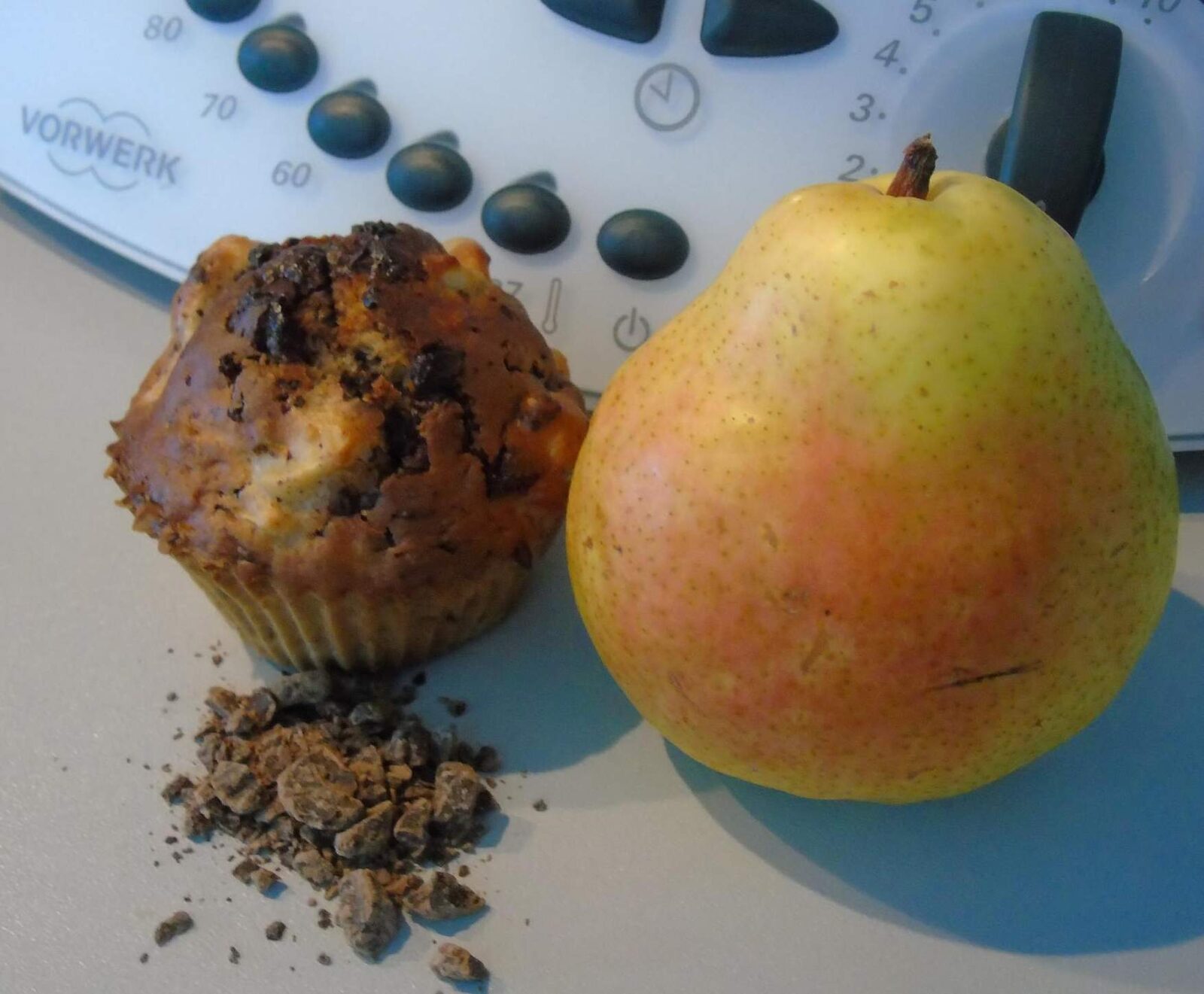 Muffins Poire-Chocolat