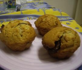 Muffins poire nutella