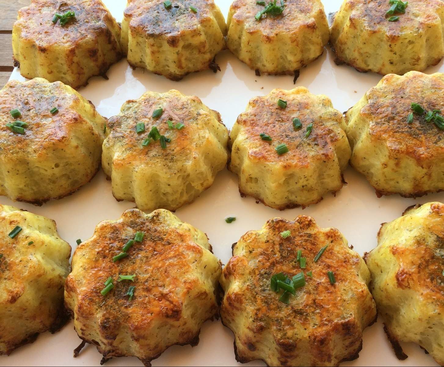 muffins pomme de terre-jambon-fromage