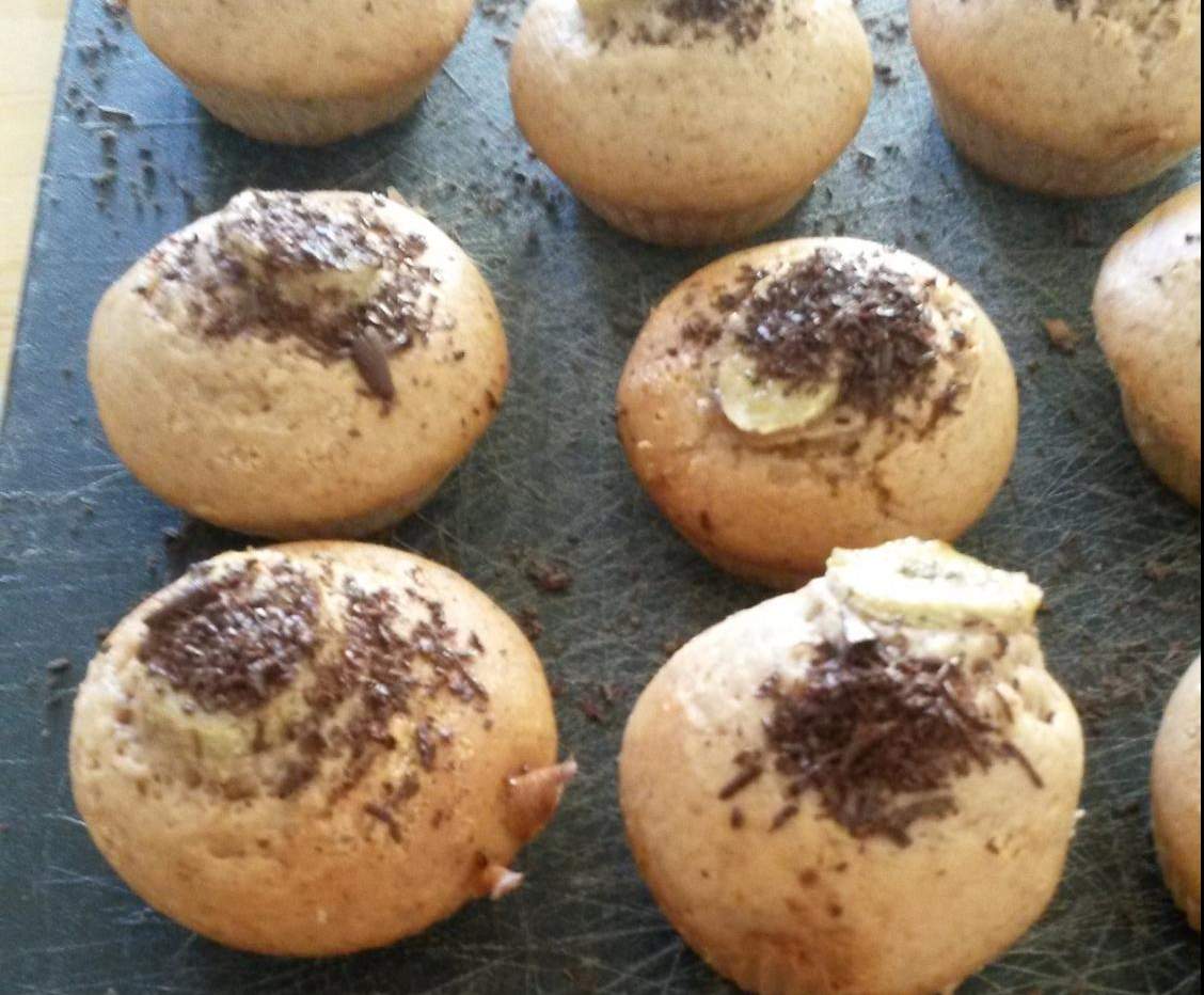 Muffins sans oeufs à la banane